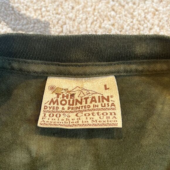 Vintage The Mountain Snake T-shirt Tie-Dye Made in USA size L in EUC unique - Picture 2 of 7